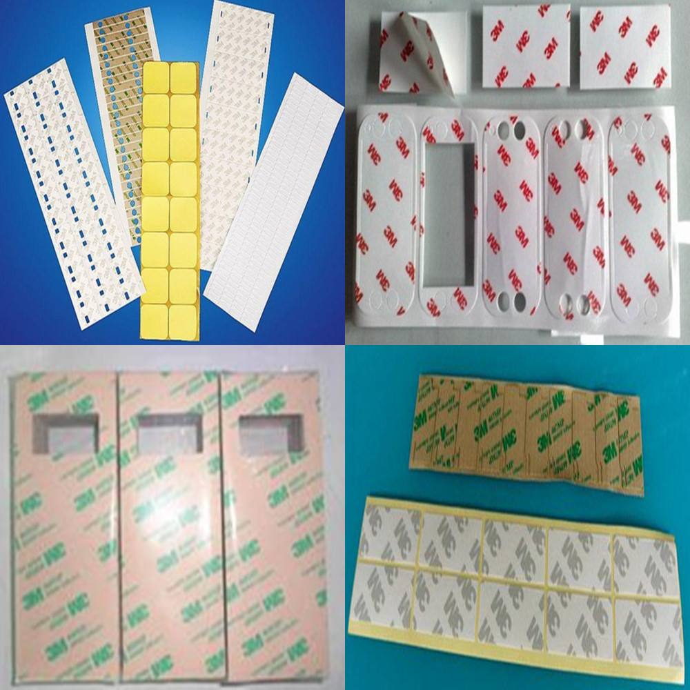 双面胶成型强力防水汽车摆件手机支架家居用品挂钩透明无痕耐高温高粘双面胶模切