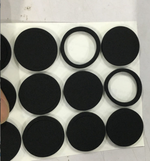 黑色阻燃CR泡棉垫片汽车泡棉防油密封垫片EPDM泡棉垫片缓冲减震