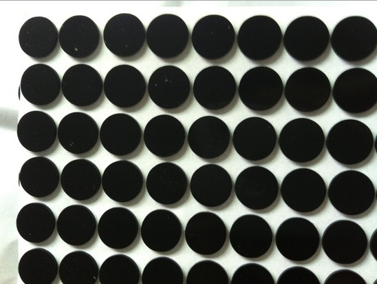 背胶自粘硅胶垫防滑降噪硅胶垫片硅胶黑色硅胶脚垫