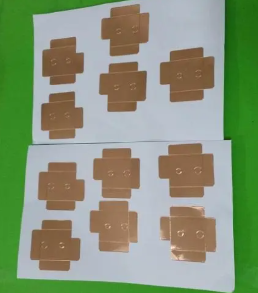 黄色铜箔复合胶布 胶带 模切冲型 导电 屏蔽 可定制 铜箔垫片屏蔽
