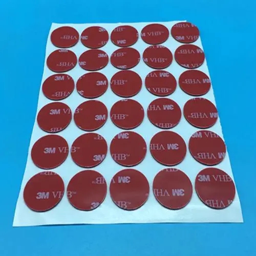 强力VHB双面胶易撕无痕泡棉胶耐高温汽车用胶贴防水亚克力胶圆形