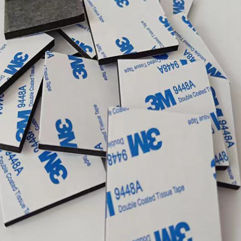 3M9448a胶垫薄款白胶3m双面胶背胶模切