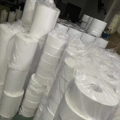 现货供应1.0mm白纸黑胶白胶pe泡棉双面胶