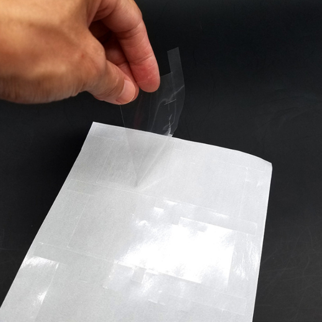 低粘无尘静电膜牙科器材保护膜异形冲型
