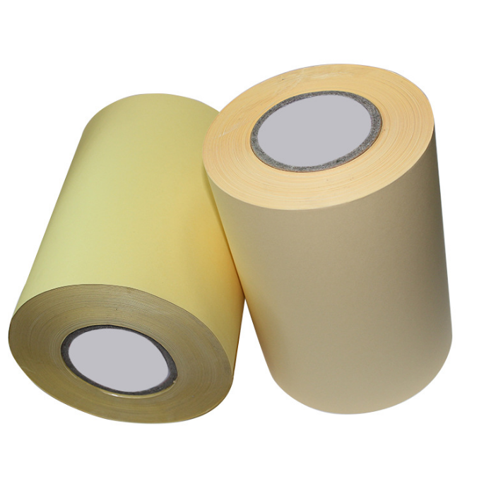黄色单硅离型纸厂家生产140g单硅离型纸现货供应140克单面离型纸