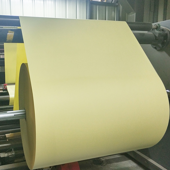 供应140克双塑双硅黄色离型纸中档 高档